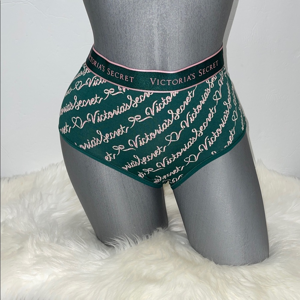 Victoria’s Secret Logo Cotton Modern Brief Panty Underwear. NWT
